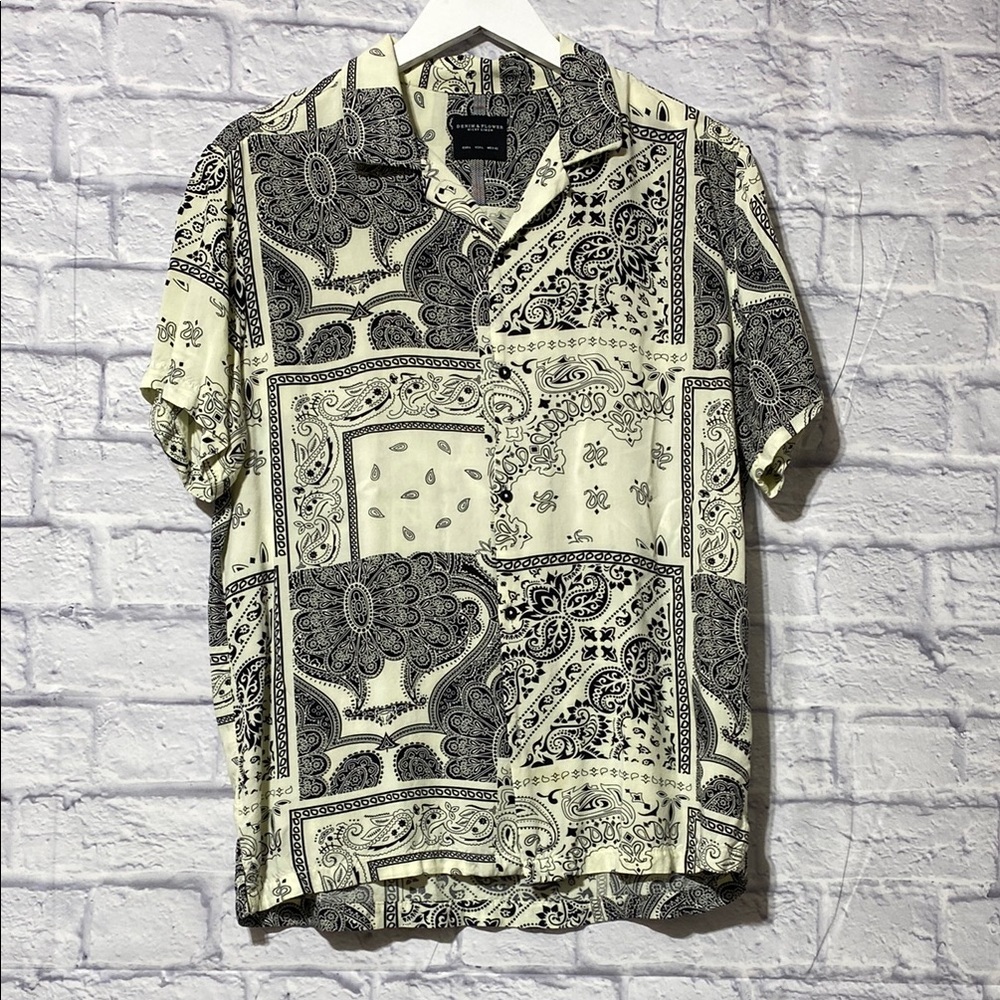 Paisley Print Short Sleeve Shirt